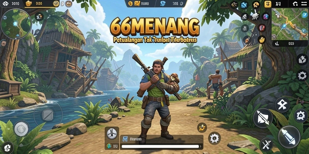 Tampilan gameplay seru di dunia terbuka 66MENANG.