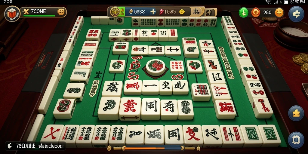Tampilan dari gameplay Mahjong yang menarik dan penuh tantangan.