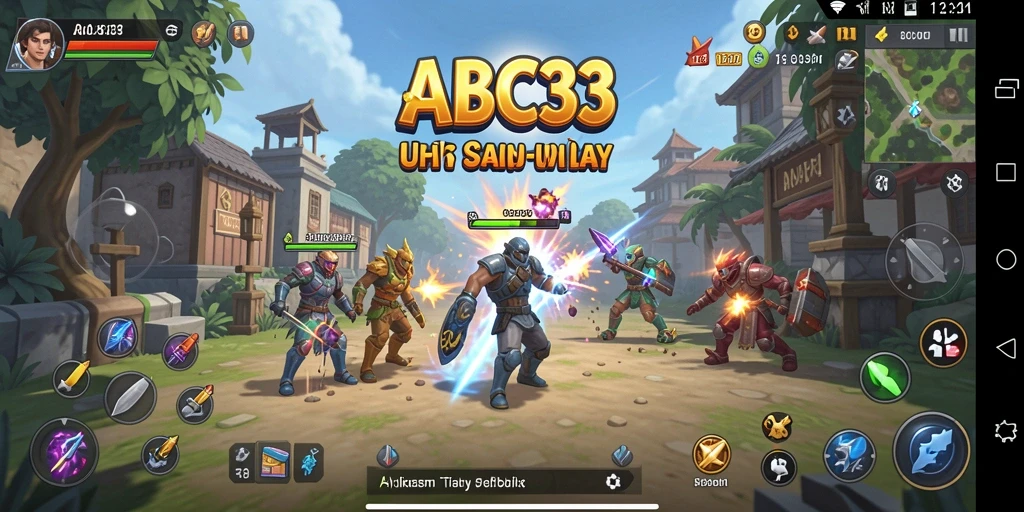 Tampilan antarmuka ABC33 yang sederhana dan intuitif.