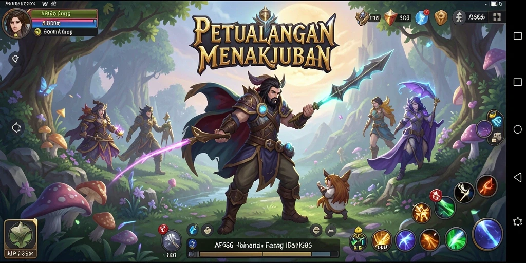 Tangkapan layar <strong>AP686</strong> menampilkan gameplay yang mendebarkan dalam pertarungan melawan monster.