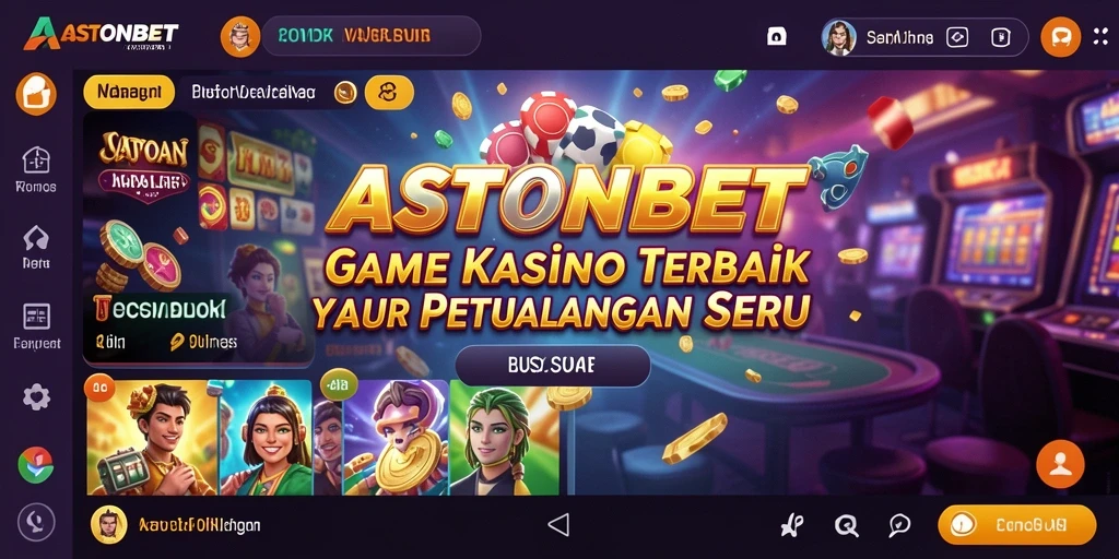 Tampilan menarik dan gameplay seru di ASTONBET.