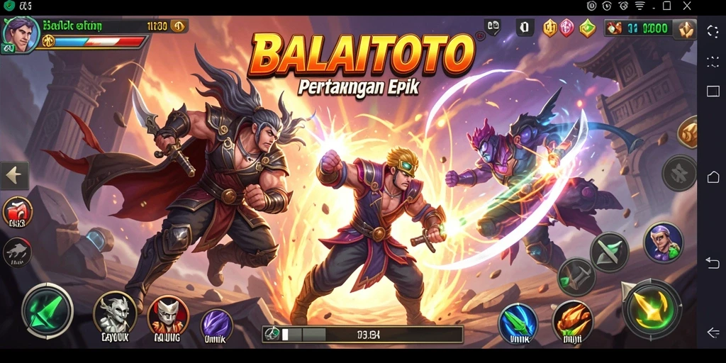 Tampilan gameplay BALAITOTO yang seru dan mendebarkan.