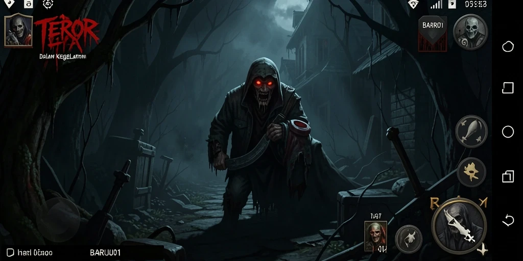 Screenshot menampilkan ketegangan dalam gameplay BARU01.