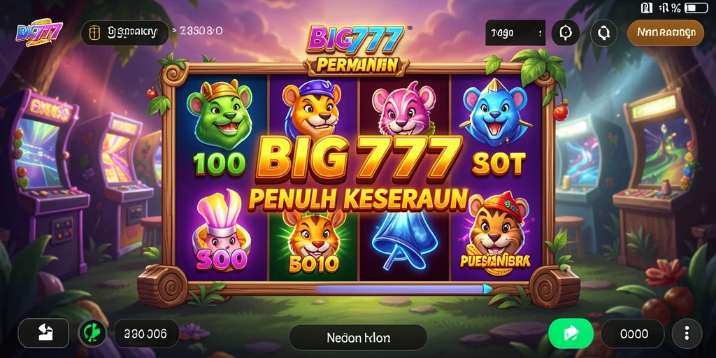 Tampilan gameplay <strong>BIG777</strong> yang menakjubkan dan penuh warna.