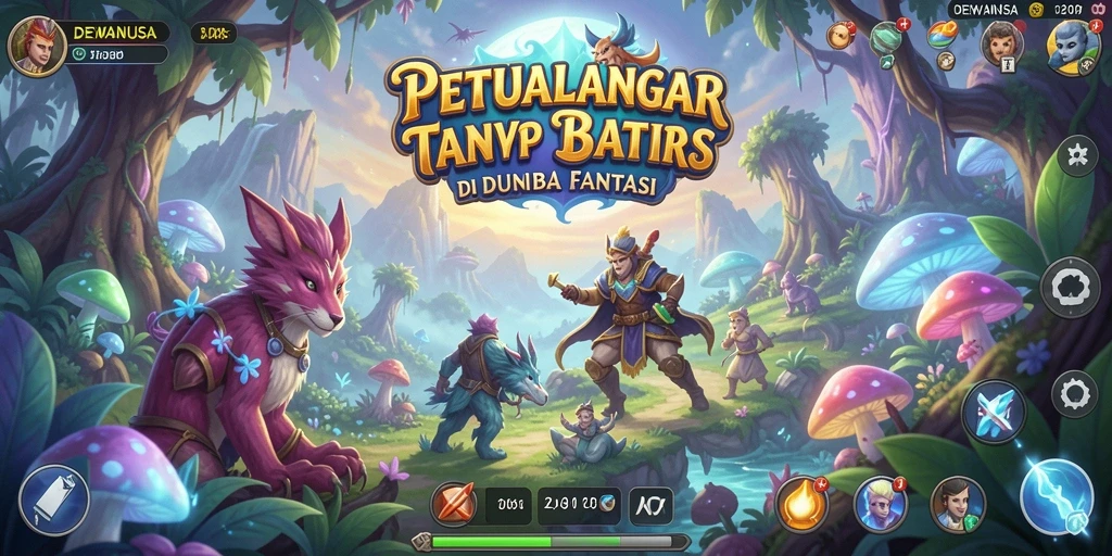 Tampilan screenshot DEWANUSA menunjukkan aksi seru dalam gameplay Adventure.