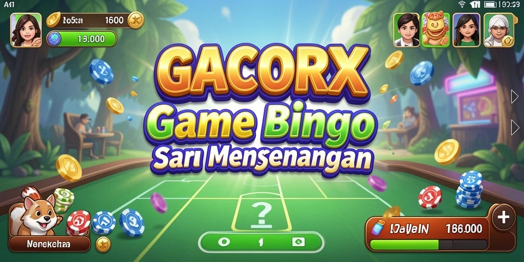 Tangkapan layar dari permainan Bingo GACORX yang menampilkan keseruan gameplay.