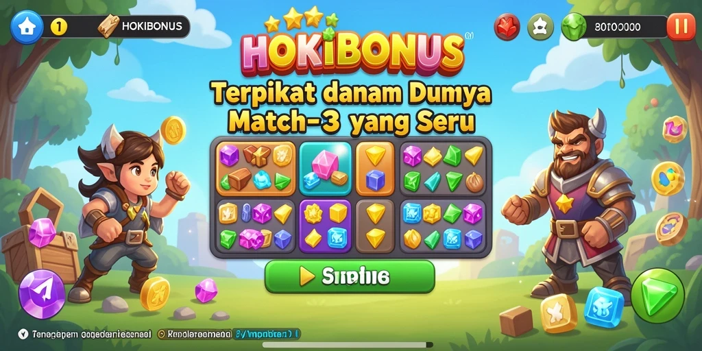 Gameplay seru dengan grafis cerah dari HOKIBONUS.