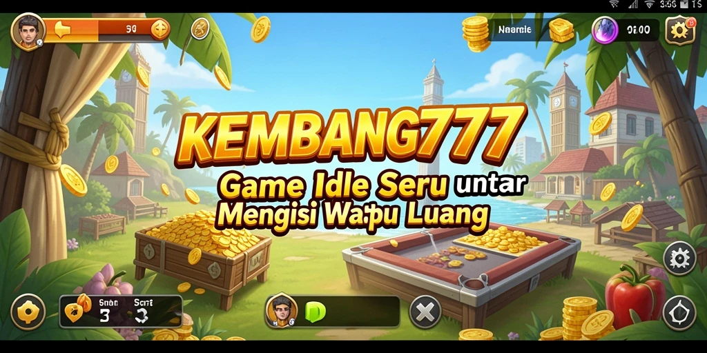 Tampilan gameplay KEMBANG777 yang menarik dan penuh warna.
