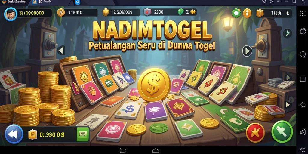 Tampilkan gameplay NADIMTOGEL yang penuh tantangan dan petualangan.