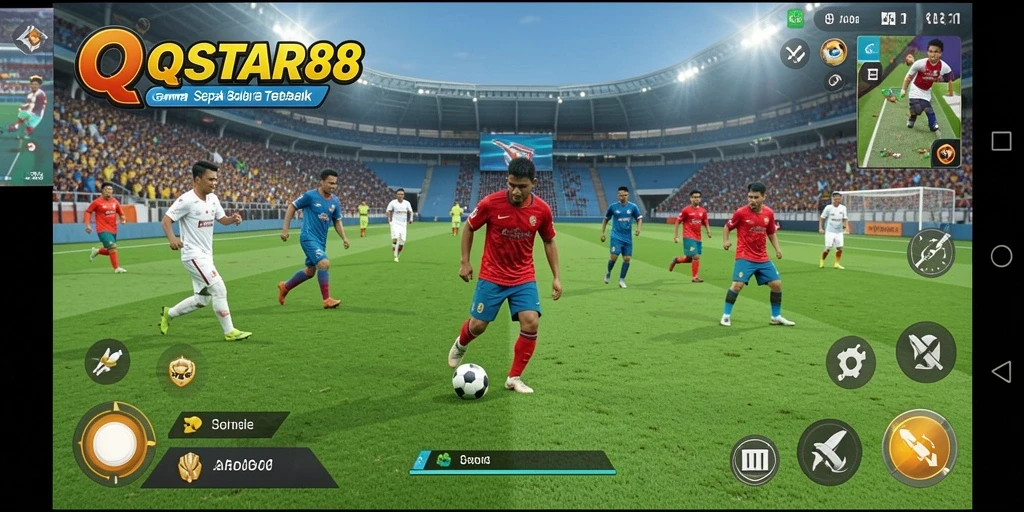 Tampilan gameplay yang menegangkan dari QQSTAR88.