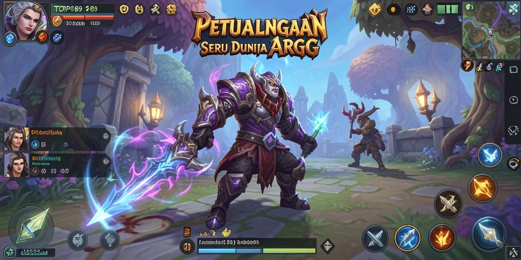 Tampilan gameplay seru dalam dunia ARPG di TOPI189.